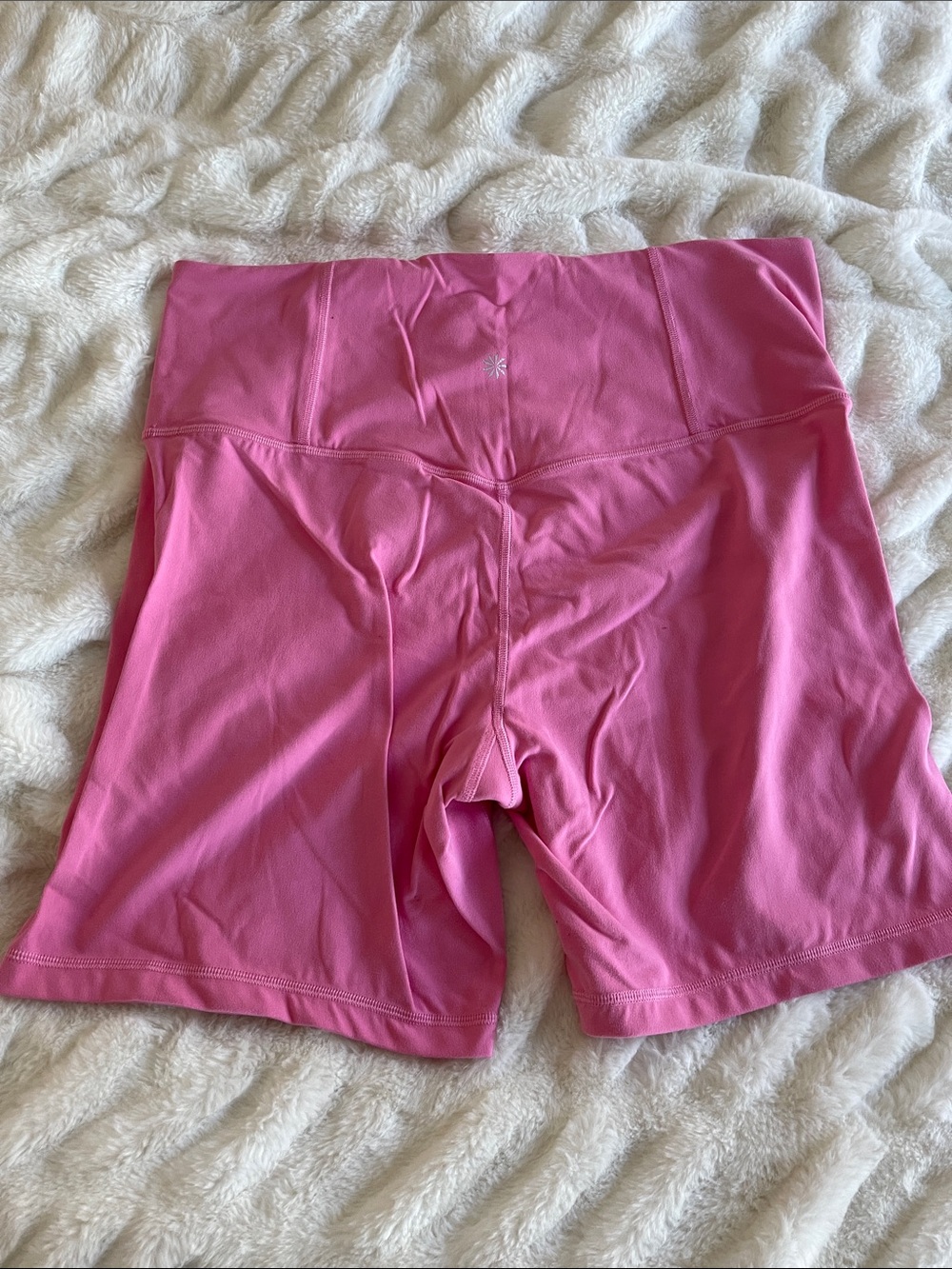 Athleta Pink Ultra High-Rise Elation 7” Shorts